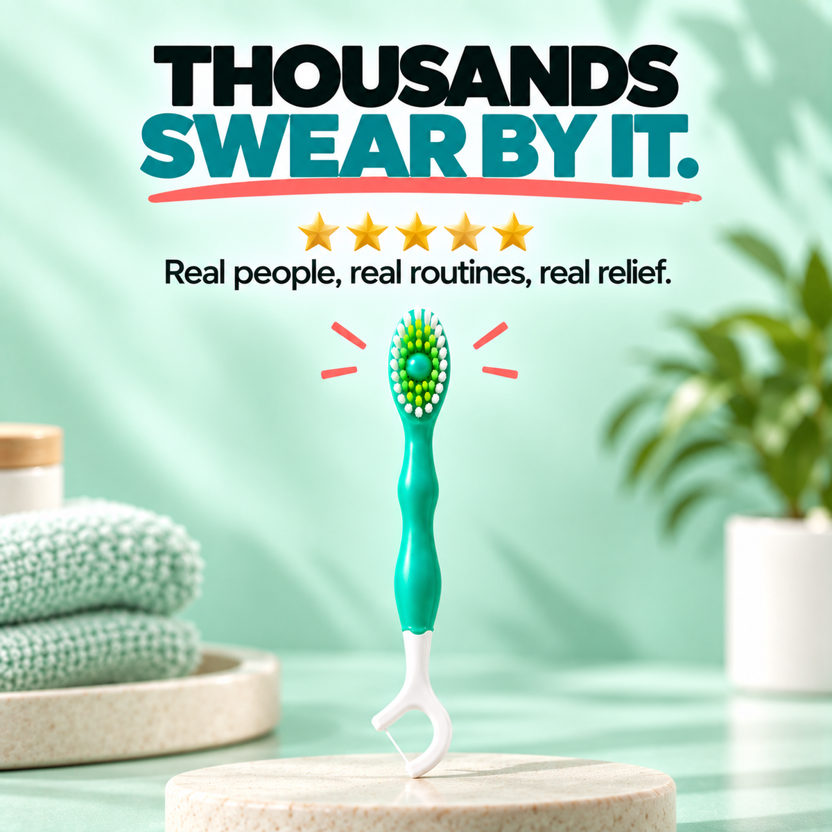 FRESH BREATH, CLEAN TEETH, ANYWHERE, ANYTIME