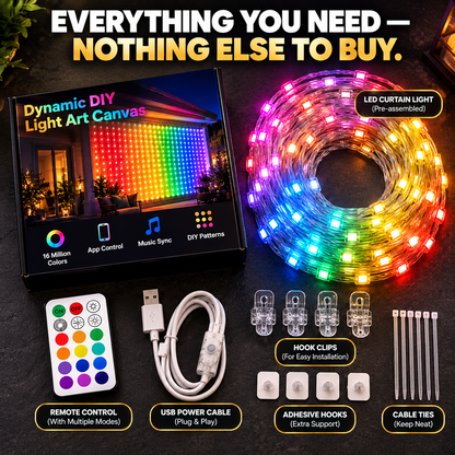 One Light Curtain for Christmas, Halloween & Every Party