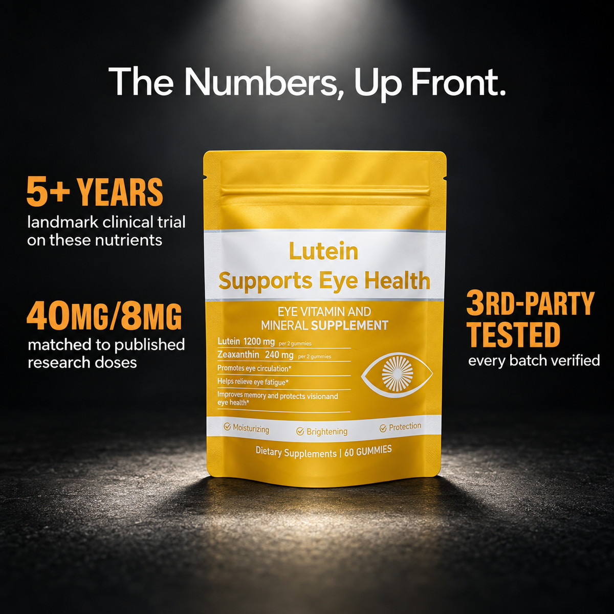 Daily Vision Support Gummies - See clearly, live fully
