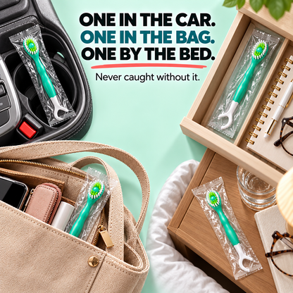 FRESH BREATH, CLEAN TEETH, ANYWHERE, ANYTIME