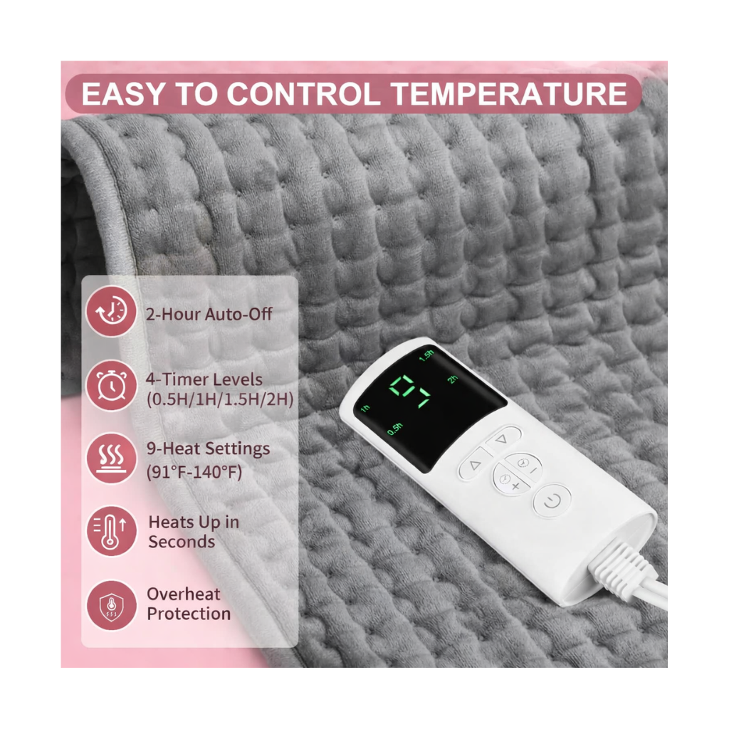 NauraCare™ Comfort Heating Blanket