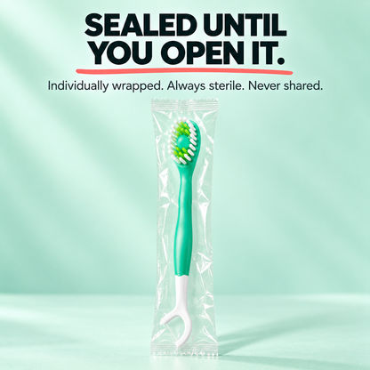 FRESH BREATH, CLEAN TEETH, ANYWHERE, ANYTIME