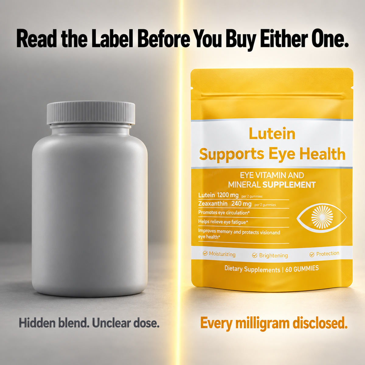 Daily Vision Support Gummies - See clearly, live fully