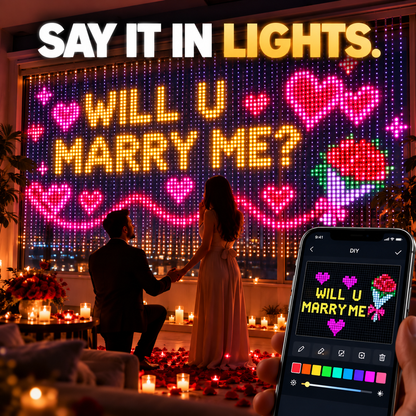 One Light Curtain for Christmas, Halloween & Every Party