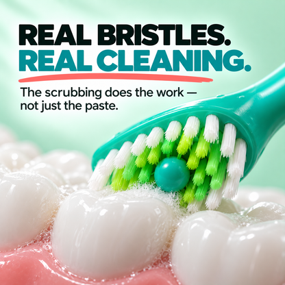 FRESH BREATH, CLEAN TEETH, ANYWHERE, ANYTIME
