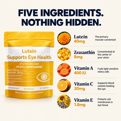 Daily Vision Support Gummies - See clearly, live fully