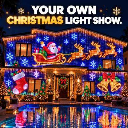 One Light Curtain for Christmas, Halloween & Every Party