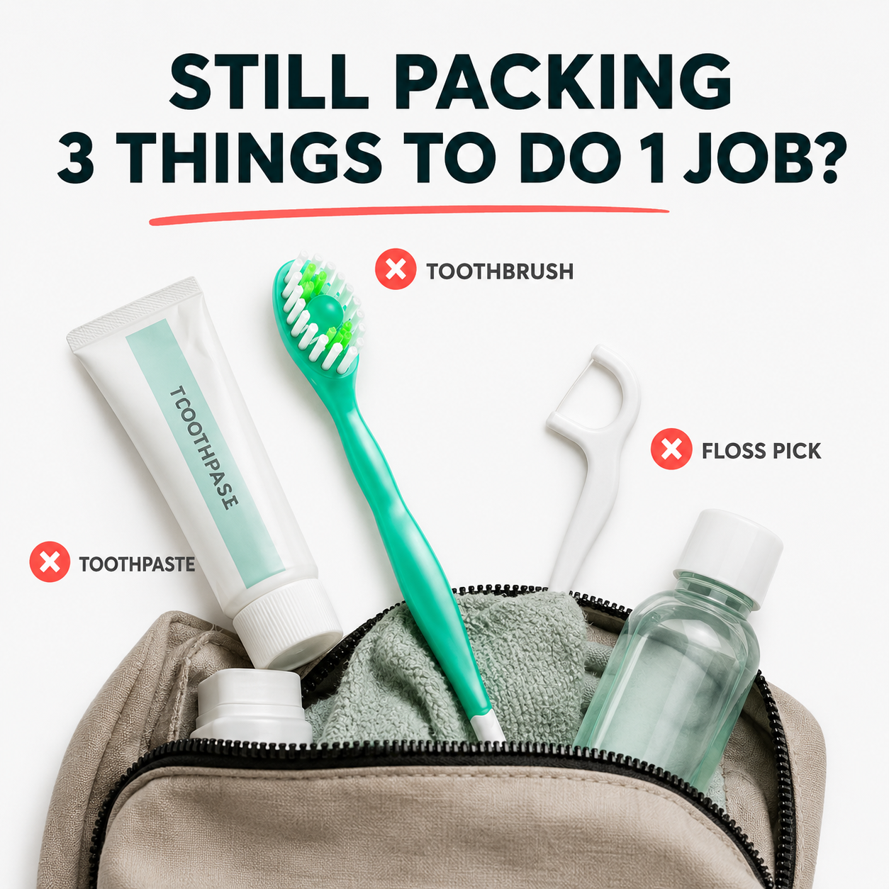Fresh Breath, Clean Teeth, Anywhere, Anytime