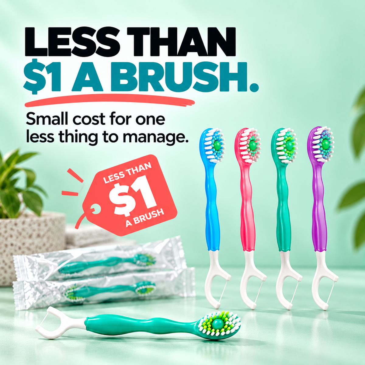FRESH BREATH, CLEAN TEETH, ANYWHERE, ANYTIME