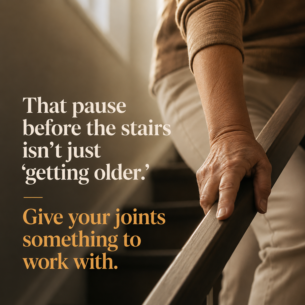 Your Joints Can Now Move Easier.