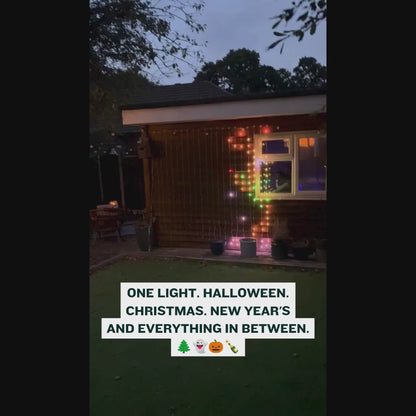 One Light Curtain for Christmas, Halloween & Every Party
